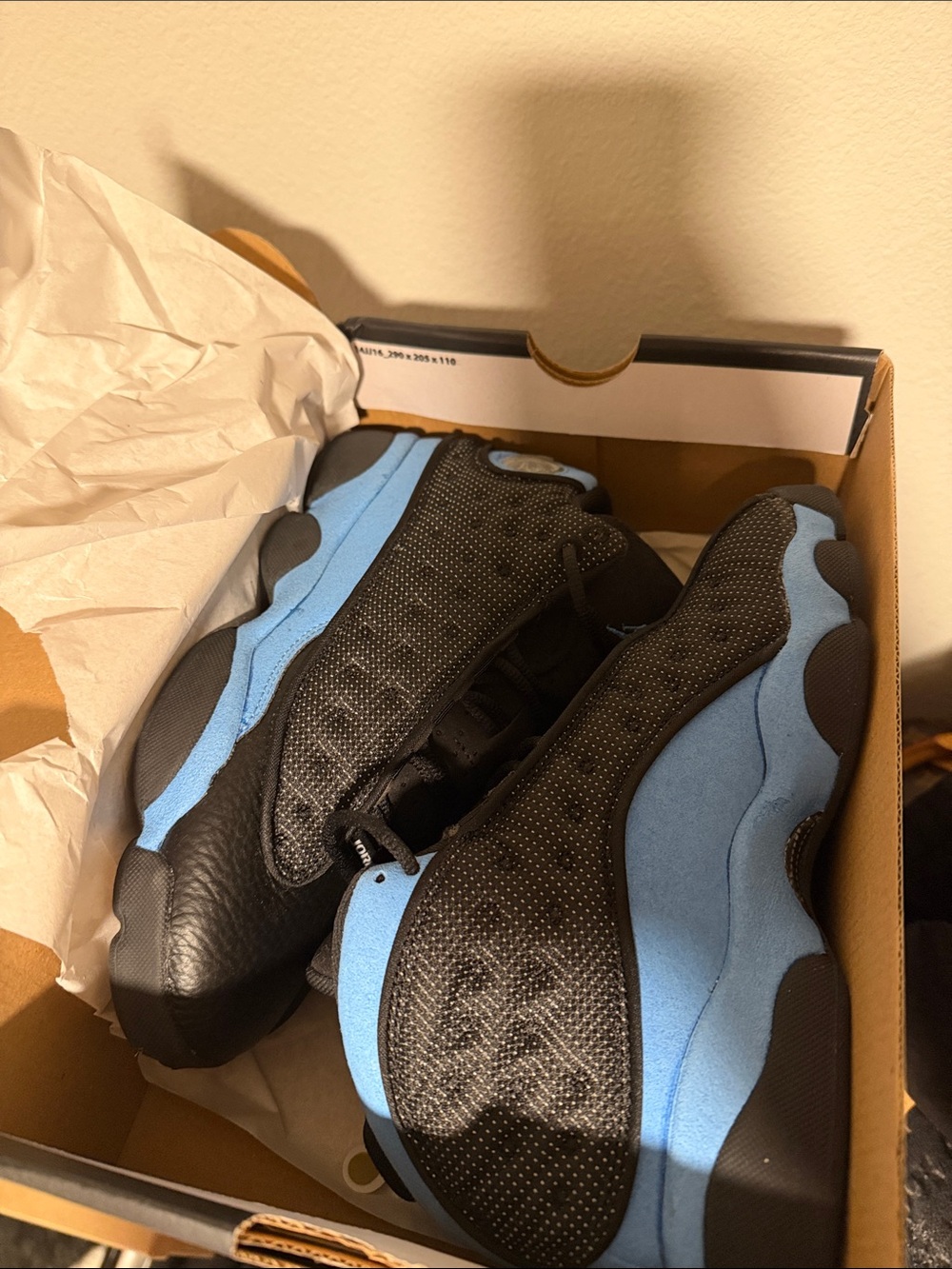 Jordan Kids' Sneakers - Black & University Blue